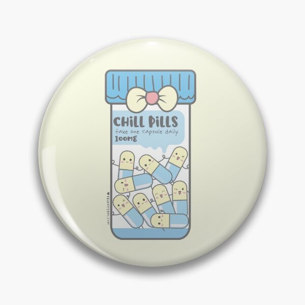 Item preview, chill pills cute pills cartoon designed and sold by princessmi-com.