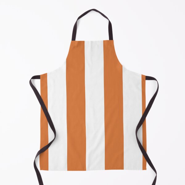 Item preview, Orange and White Vertical Stripe Pattern 2022 Spring / Summer Trending Color - Hue - Shade Pantone Orange Ochre 16-1253 designed and sold by ColorOfTheYears.