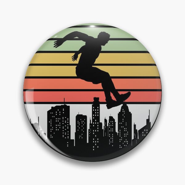 Item preview, Parkour Free Running Runner Traceur Vintage Retro designed and sold by CuteDesigns1.