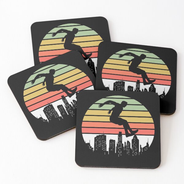 Item preview, Parkour Free Running Runner Traceur Vintage Retro designed and sold by CuteDesigns1.