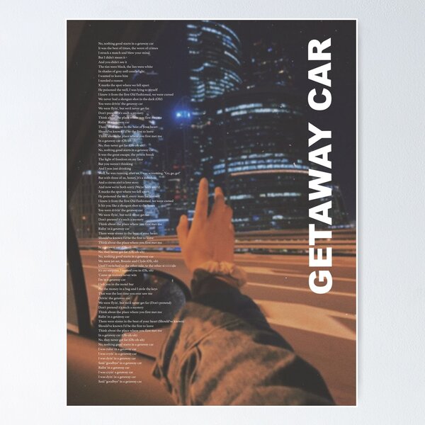 Item preview, Getaway Car  Poster designed and sold by Maddie Guyton.