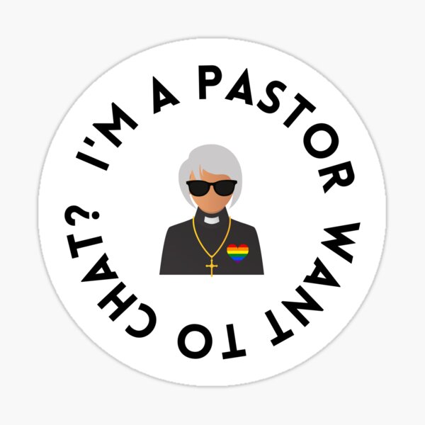 Item preview, I'm a Pastor - White, gray, femme designed and sold by jenhibben.
