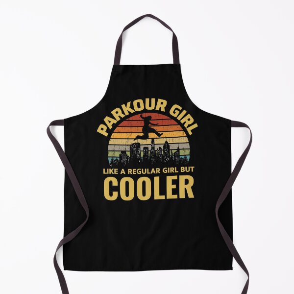 Item preview, Parkour Girl Free Running Runner Traceur Vintage Retro designed and sold by CuteDesigns1.