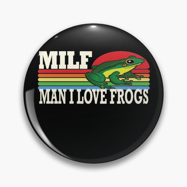 Item preview, Funny MILF -Man I Love Frogs Saying Frog-Amphibian Lovers designed and sold by gthylla.