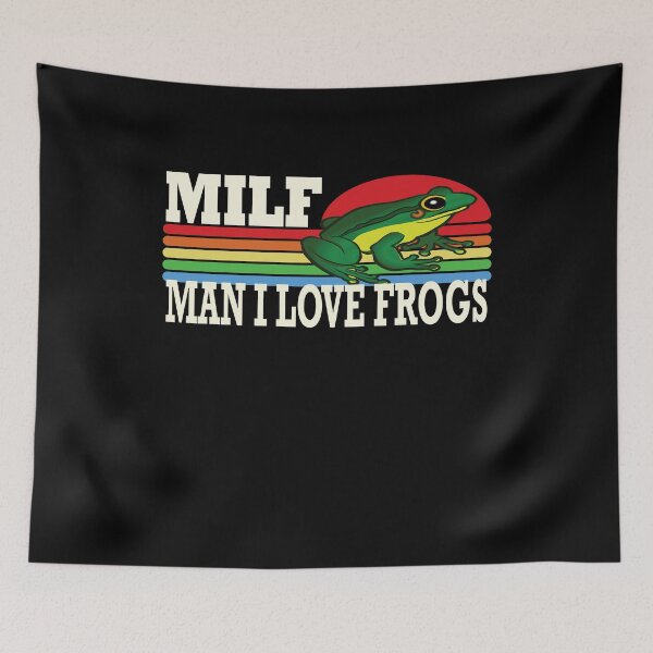 Item preview, Funny MILF -Man I Love Frogs Saying Frog-Amphibian Lovers designed and sold by gthylla.