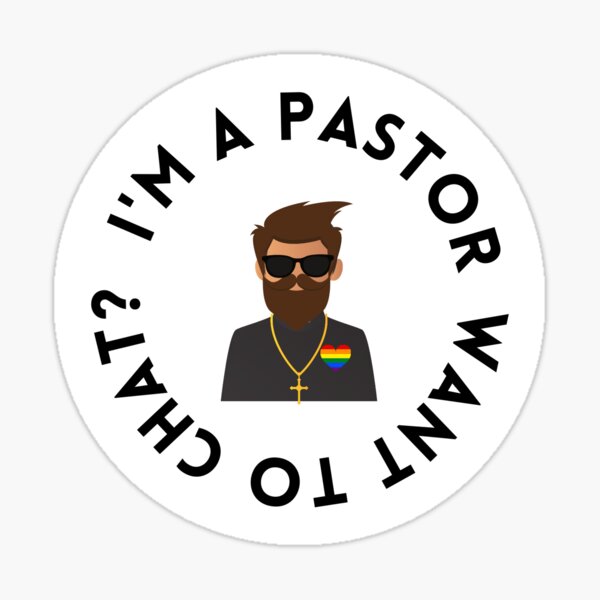 Item preview, I'm a Pastor - White, brunette, beard, masc designed and sold by jenhibben.