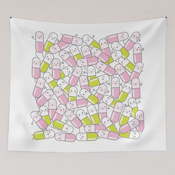 Item preview, cute pills cartoon designed and sold by princessmi-com.