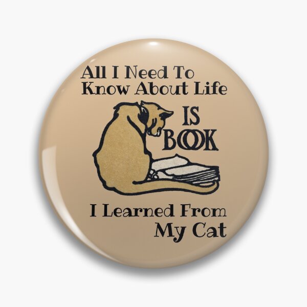 Item preview, I Learned From My Cat designed and sold by Colorful Misfits.