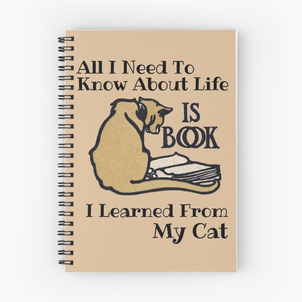 Item preview, I Learned From My Cat designed and sold by Colorful Misfits.