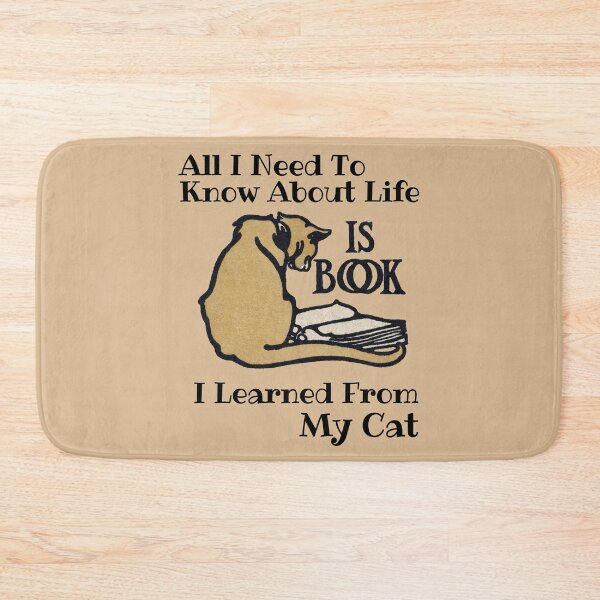 Item preview, I Learned From My Cat designed and sold by Colorful Misfits.
