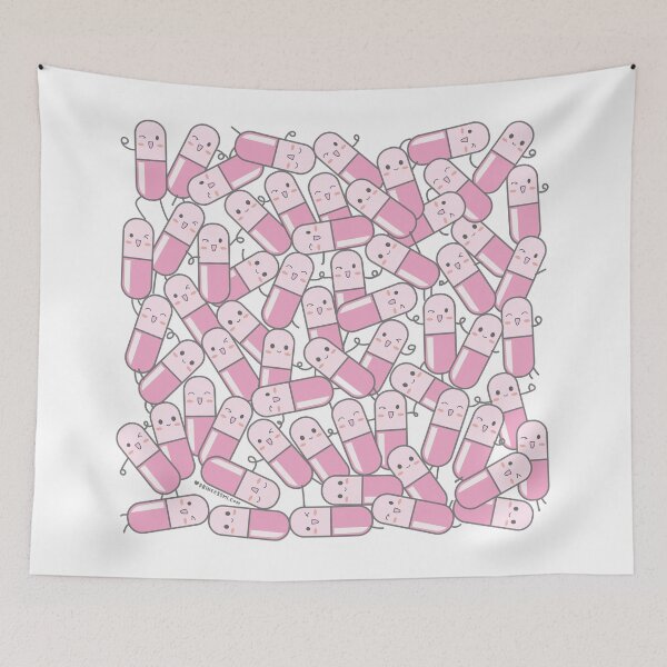 Item preview, cute pills cartoon designed and sold by princessmi-com.