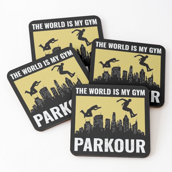 Item preview, Parkour Free Running Runner Traceur Funny Saying designed and sold by CuteDesigns1.