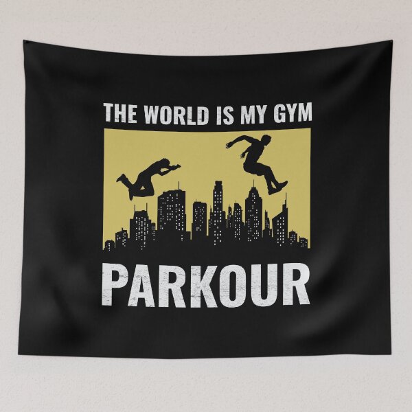 Item preview, Parkour Free Running Runner Traceur Funny Saying designed and sold by CuteDesigns1.