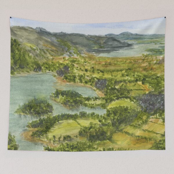 Item preview, View from Walla Crag towards Derwentwater and Bassenthwaite designed and sold by LymphomaLass.