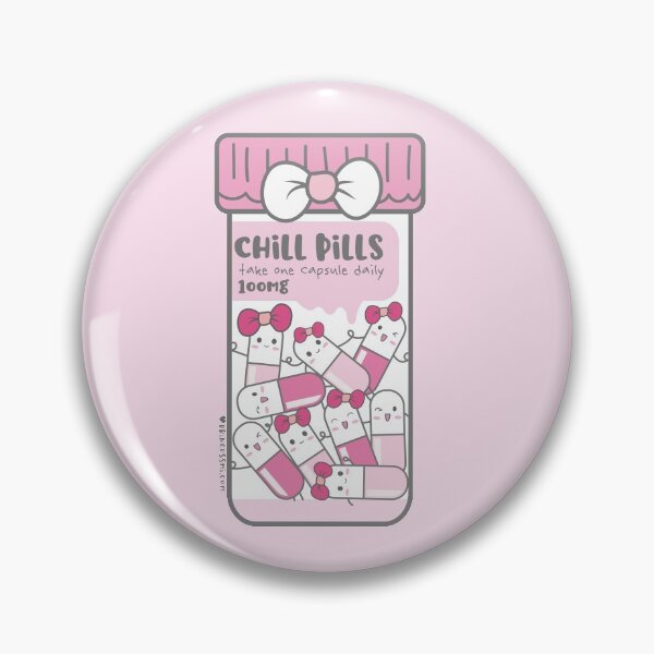 Item preview, chill pills cute pills cartoon designed and sold by princessmi-com.
