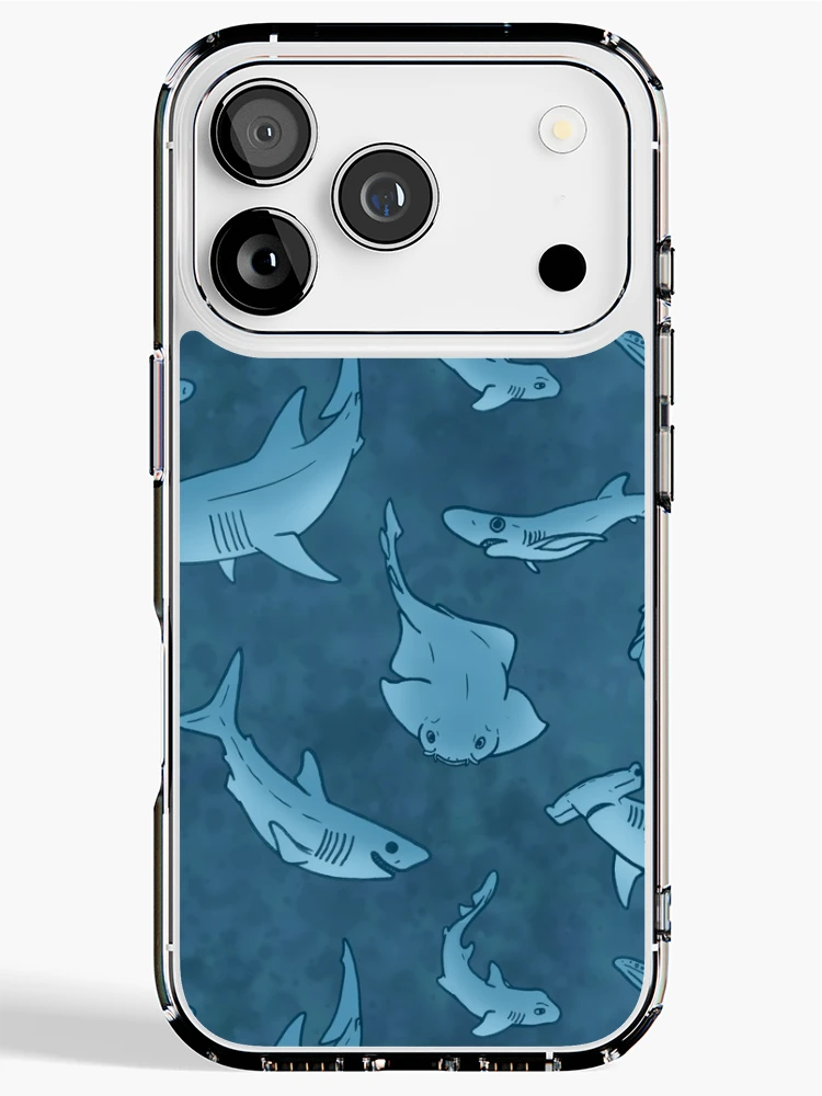 Thumbnail 1 of 5, iPhone Case, Shark Week designed and sold by RaspberryMoon.