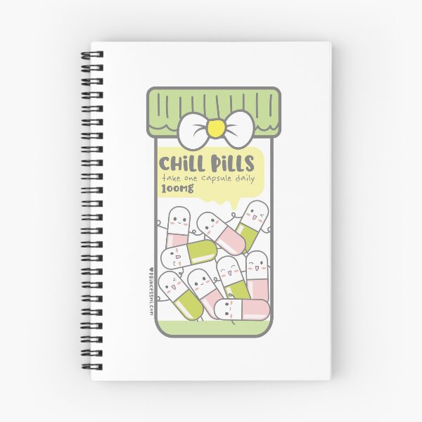 Item preview, chill pills cute pills cartoon designed and sold by princessmi-com.