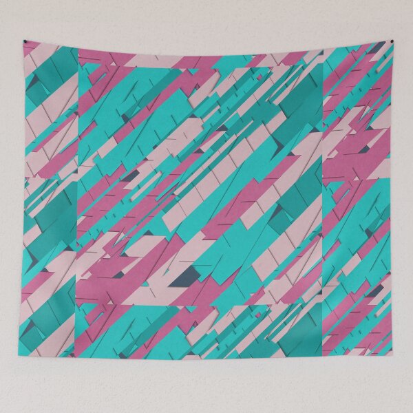 Item preview, Colorful Abstract Diagonal Pattern designed and sold by CherryDamzel.