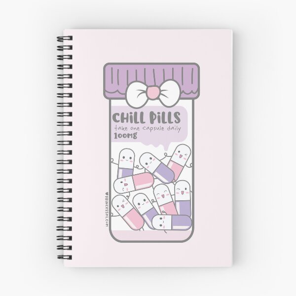 Item preview, chill pills cute pills cartoon designed and sold by princessmi-com.