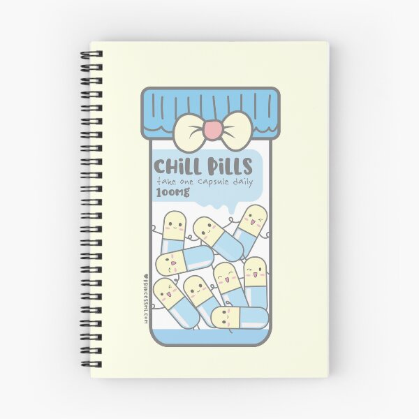 Item preview, chill pills cute pills cartoon designed and sold by princessmi-com.