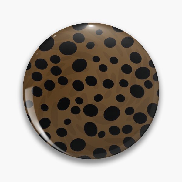 Item preview, Black random dots on brown background designed and sold by BLMcreations.