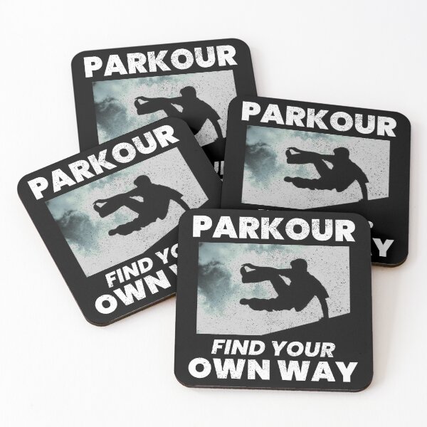 Item preview, Parkour Free Running Runner Traceur Funny Saying designed and sold by CuteDesigns1.