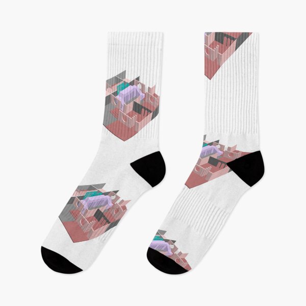Item preview, Isometric Architecture installation with pastel colors designed and sold by Spaceexperience.