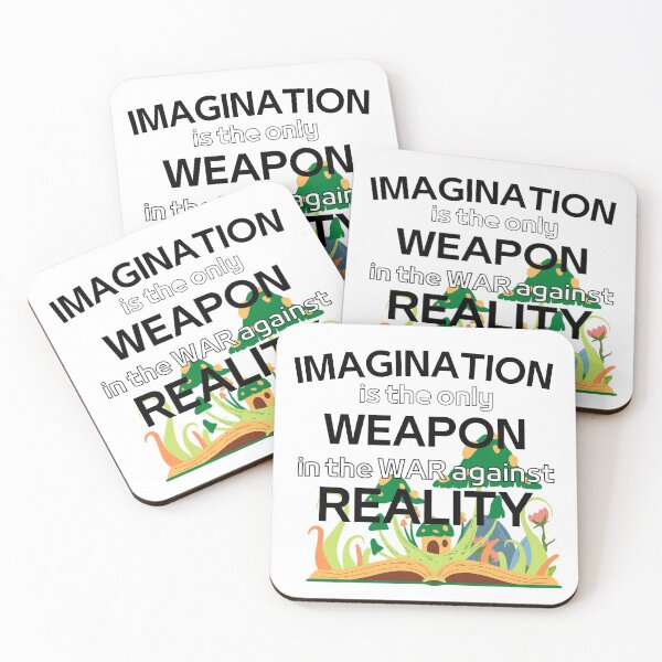 Item preview, Imagination Is The Only Weapon In The War Against Reality designed and sold by crikz.