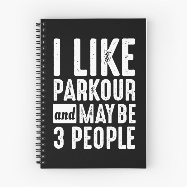 Item preview, Parkour Free Running Runner Traceur Funny Saying designed and sold by CuteDesigns1.