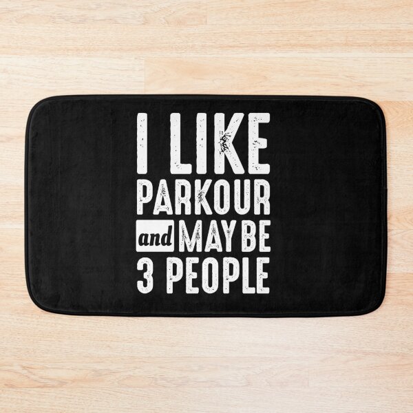 Item preview, Parkour Free Running Runner Traceur Funny Saying designed and sold by CuteDesigns1.