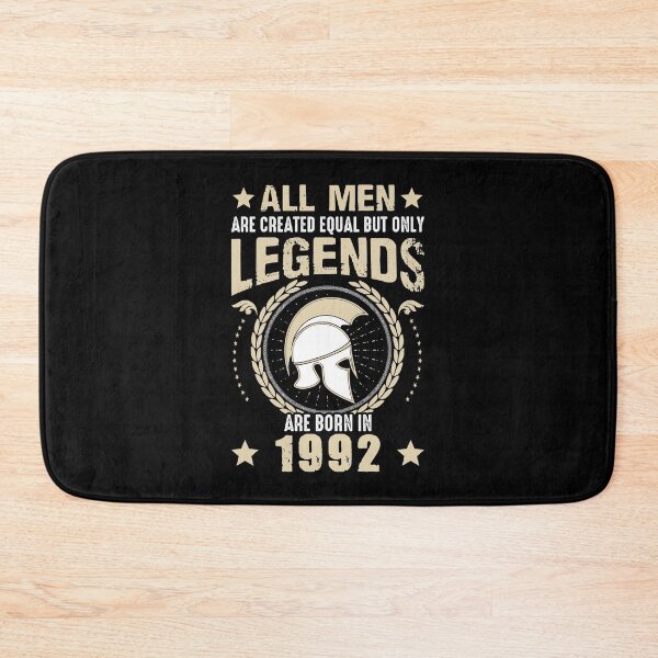Item preview, All Man Are Created Equal But Only Legends Are Born In 1992 designed and sold by Qudkin.