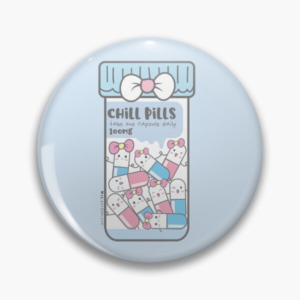 Item preview, chill pills cute pills cartoon designed and sold by princessmi-com.