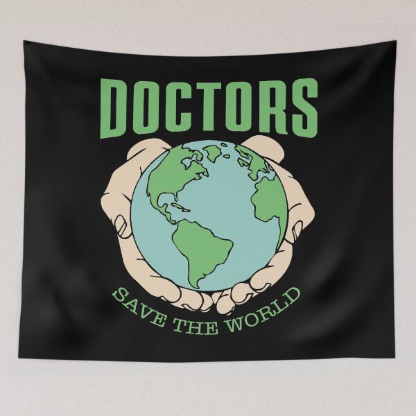 Item preview, Doctors Save The World designed and sold by OfficeFortune.