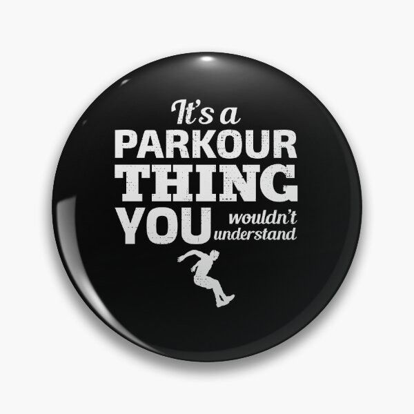Item preview, Parkour Free Running Runner Traceur Funny Saying designed and sold by CuteDesigns1.