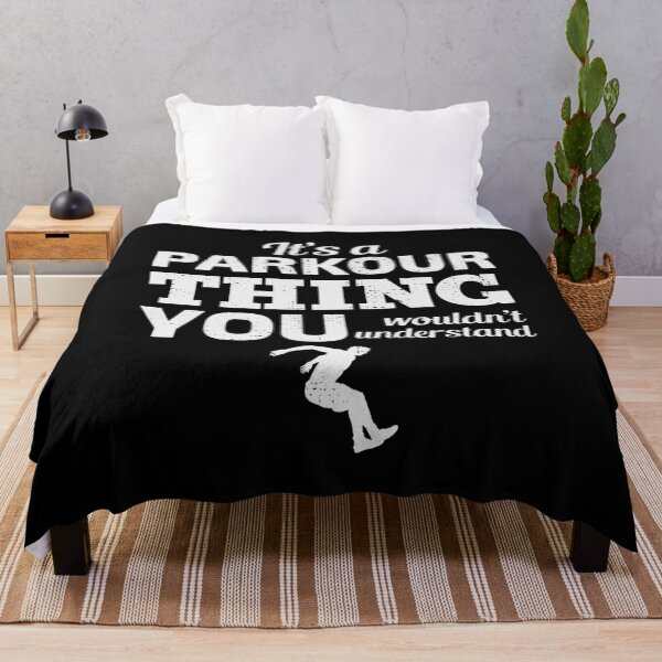 Item preview, Parkour Free Running Runner Traceur Funny Saying designed and sold by CuteDesigns1.