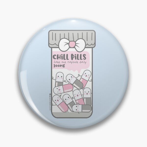 Item preview, chill pills cute pills cartoon designed and sold by princessmi-com.