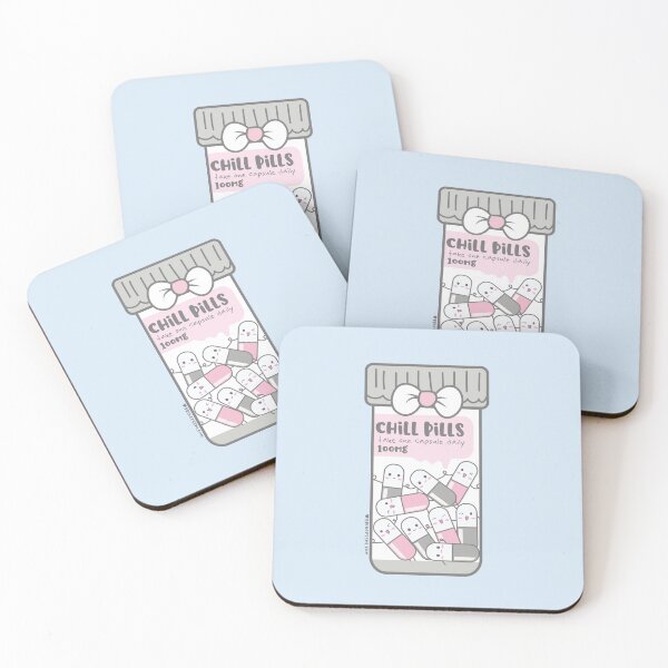 Item preview, chill pills cute pills cartoon designed and sold by princessmi-com.