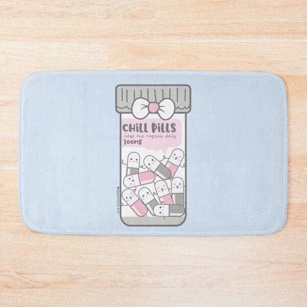 Item preview, chill pills cute pills cartoon designed and sold by princessmi-com.