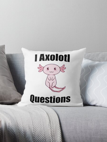 Vista previa del artículo con la obra «Póster Yo preguntas de Axolotl», diseñado y vendido por YOUR SHOP.