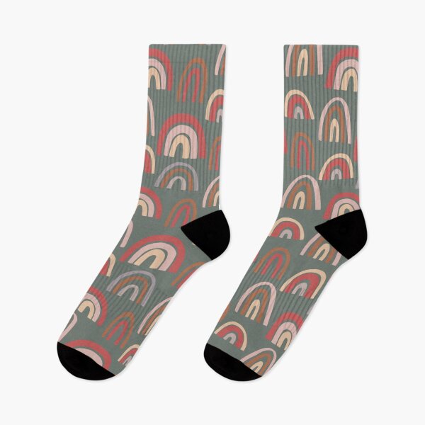 Item preview, Boho Handdrawn Rainbow Pattern designed and sold by maecases.