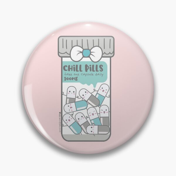 Item preview, chill pills cute pills cartoon designed and sold by princessmi-com.
