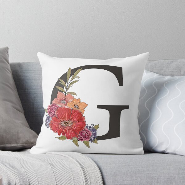 Item preview, Monograma Letra G con Flores designed and sold by Gintare Mazeikyte.