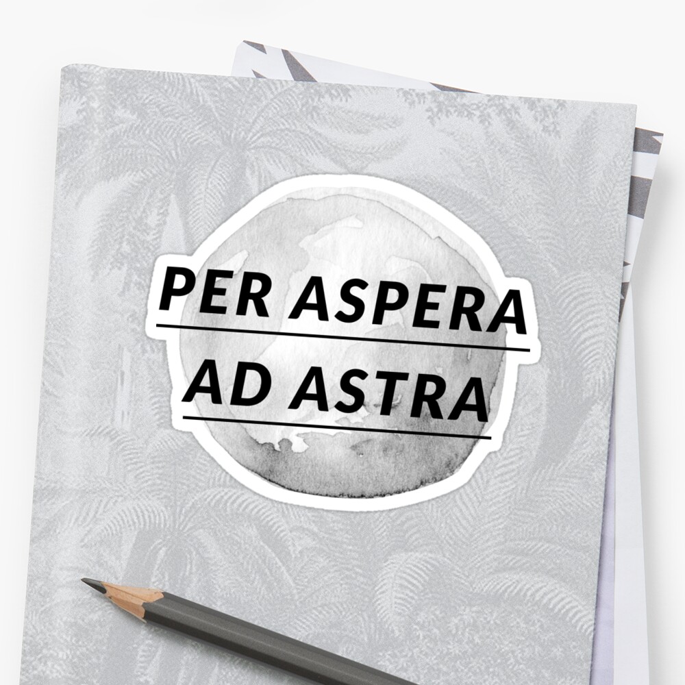 Per aspera ad astra как произносится