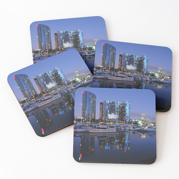 Item preview, San Diego Bay Marina Sunset California designed and sold by Piper-Deals.
