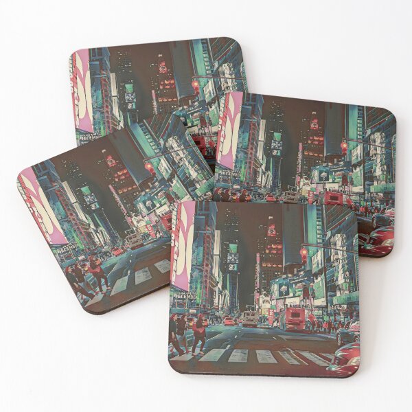 Item preview, New York City in the evening designed and sold by imagine-ai.