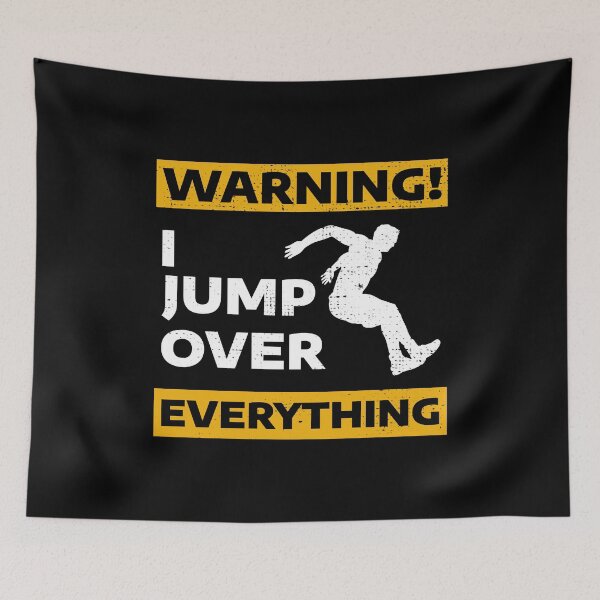 Item preview, Parkour Free Running Runner Traceur Funny Saying designed and sold by CuteDesigns1.