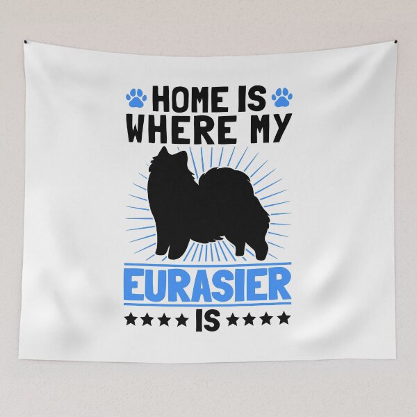 Item preview, Eurasier home Asian Spitz family dog designed and sold by madgrfx.