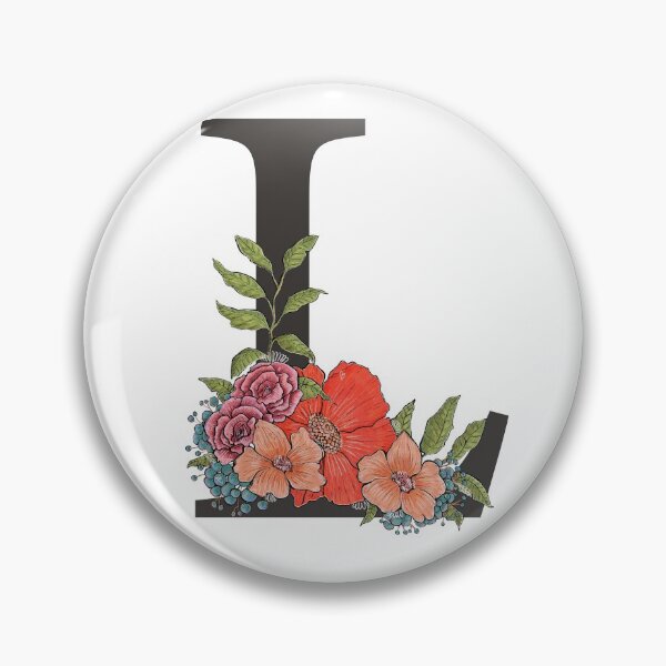 Item preview, Letra L del monograma con flores designed and sold by Gintare Mazeikyte.