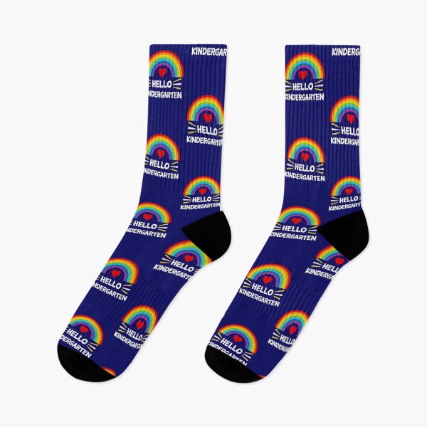 Item preview, Hello Kindergarten Students Teachers Back To School Rainbow designed and sold by StudioTina.