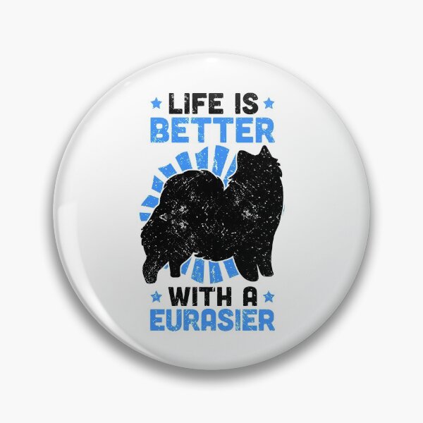 Item preview, Living with Eurasier Asian Spitz family dog designed and sold by madgrfx.